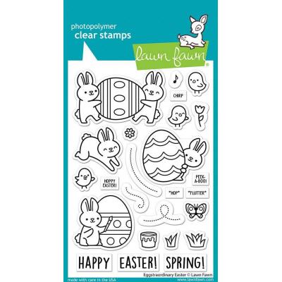 Lawn Fawn Clear Stamps - Eggstraordinary Easter